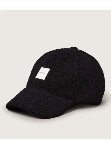 Calvin Klein Din fleece șapcă baseball negru