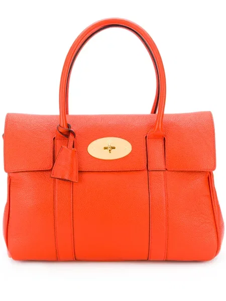 Geantă shopper Mulberry portocaliu