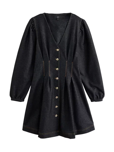 Next Rochie denim negru