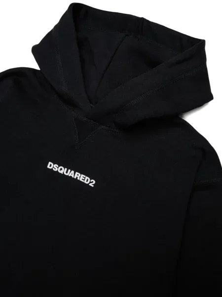 Bluza z kapturem dziecięca Dsquared2 czarna