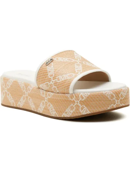 Michael Kors Șlapi EMBER WEDGE bej