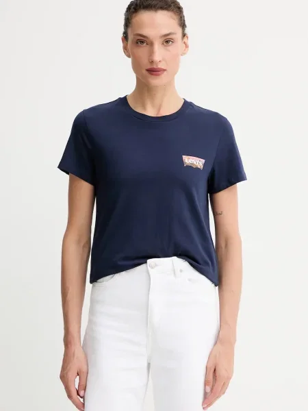 Тениска Levi's дамска тъмносиньо