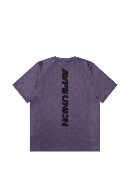 Tricou Aape By A Bathing Ape cu autograf violet