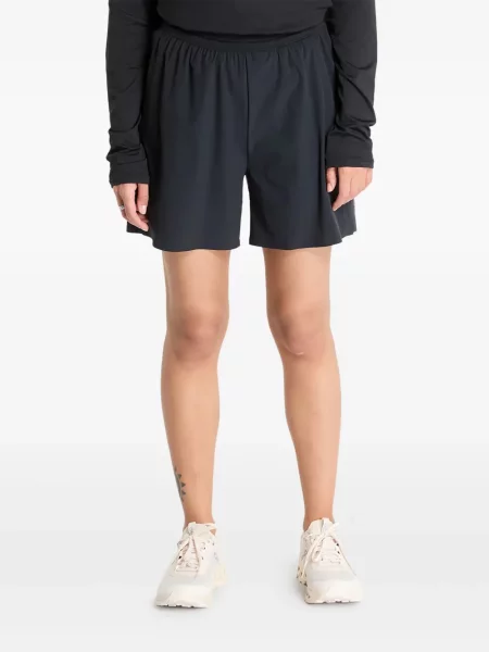 Pantaloni scurți de sport On-running cu imagine negru