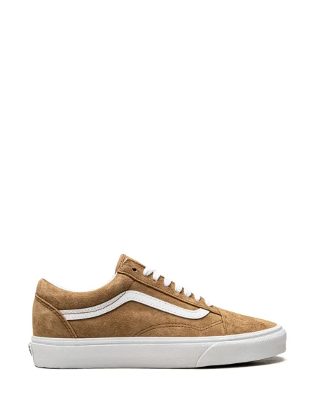 Sneakerși Vans Old Skool din piele de căprioară maro