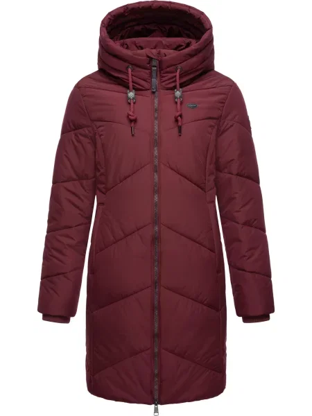 Ragwear Palton de iarnă Novista merlot roșu