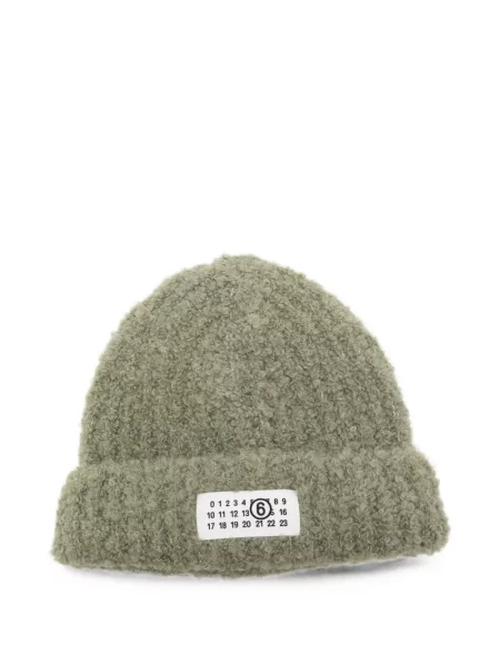 Căciulă Mm6 Maison Margiela cu autograf verde