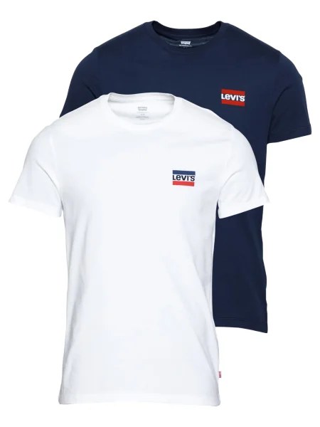 LEVI'S Tricou / bleumarin alb