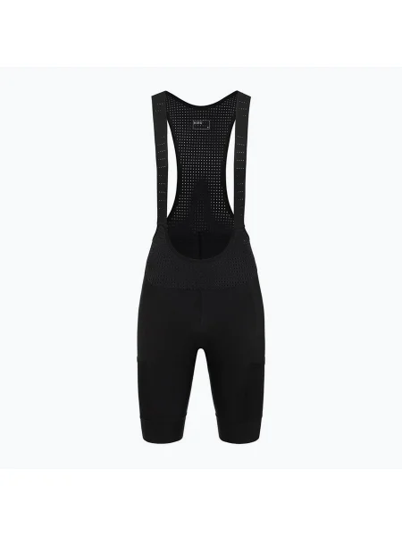 Olcsóbban. Férfi kerékpáros rövidnadrág HIRU Advanced Cargo Bibshort full black. Méret: XL fekete