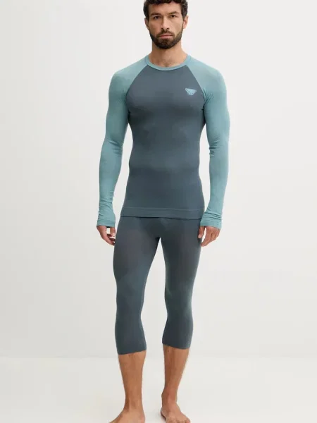 Термобелье Dynafit из шерсти мериноса зеленое