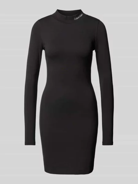 Calvin Klein Jeans sukienka mini dopasowana czarny