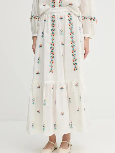 La Petite Française spódnica JAMAL maxi rozkloszowana JAMAL beżowy