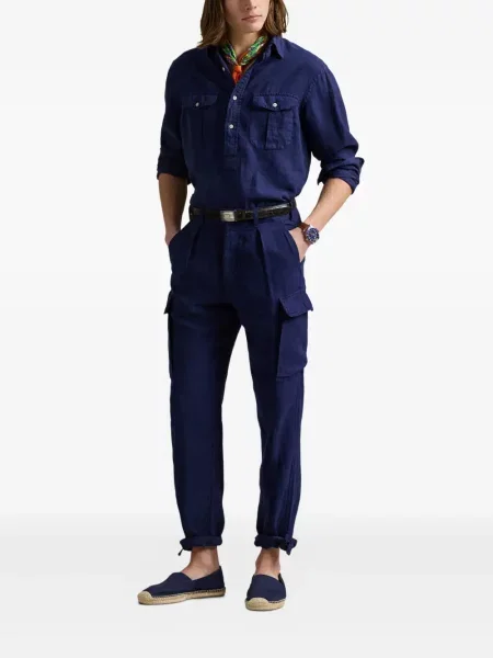 Pantaloni chino Polo Ralph Lauren din țesătură twill verde