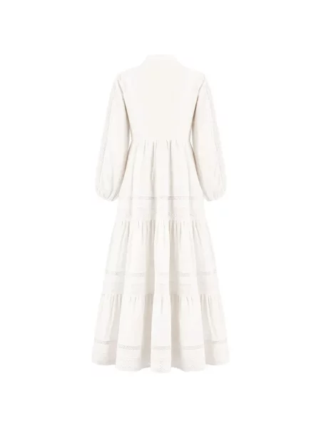Lung rochie maxi Ermanno Scervino alb