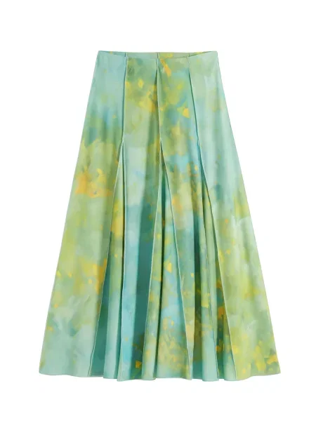 Desigual Fustă maxi Desvanecer verde