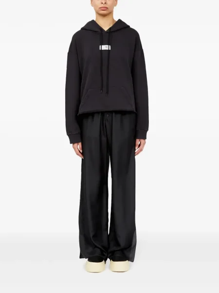 Суичър с качулка Mm6 Maison Margiela черно
