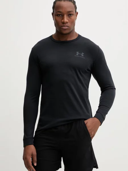 Under Armour Tričko s dlouhým rukávem černé
