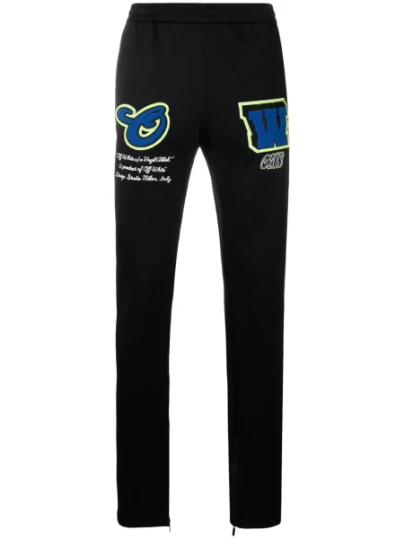 Pruhované běžecké kalhoty Off-white