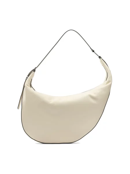 Torebka crossbody Marni skórzana beżowa