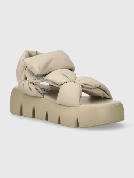 Сандали Steve Madden Bonkers с платформа бежово