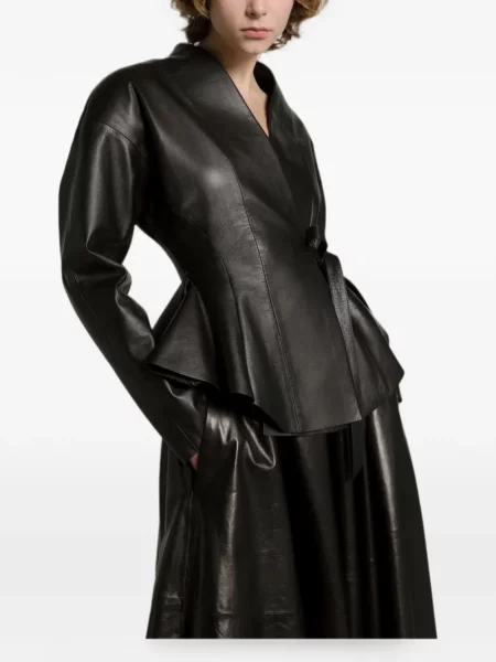 Fustă midi Alberta Ferretti negru