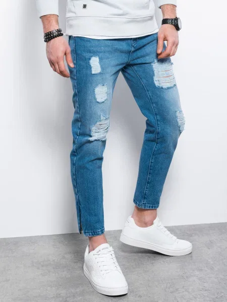 Blugi Ombre albastru