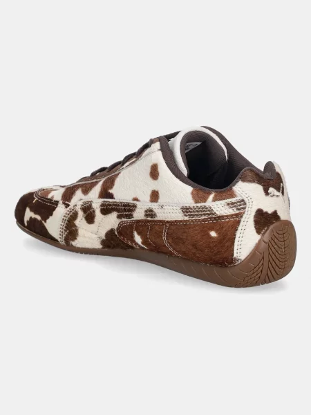 Kožené tenisky Puma Speedcat Cow Wns hnědé