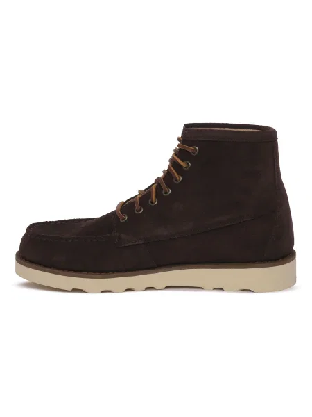 Pantofi Sebago din piele de căprioară maro