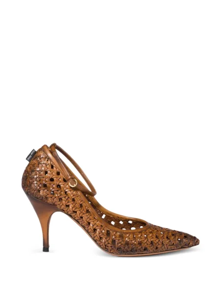 Pantofi cu toc Miu Miu maro