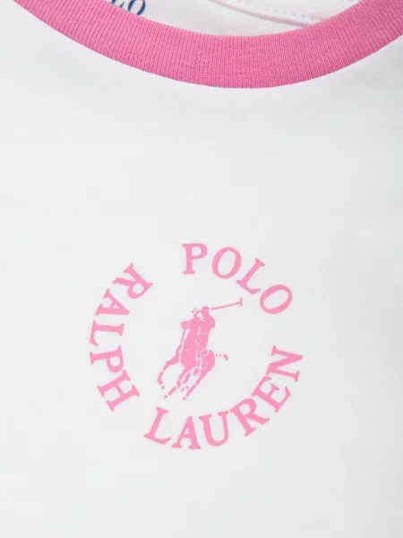 Koszulka polo dziecięca Polo Ralph Lauren biała