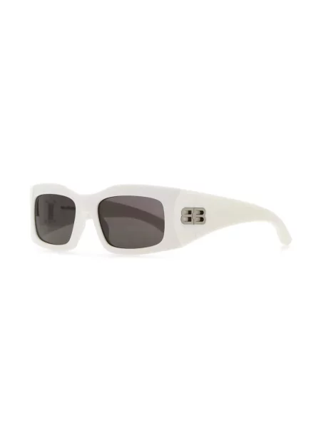 Saulės akiniai Balenciaga Eyewear balta