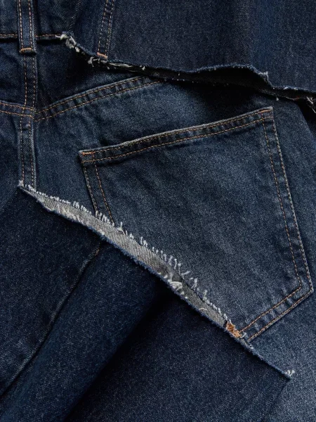 Reserved Джинси wide leg з прошиванням indigo jeans 