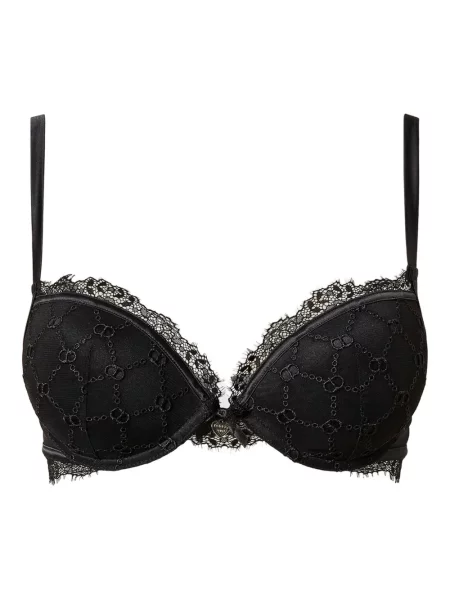 Sutien Twinset din dantelă negru