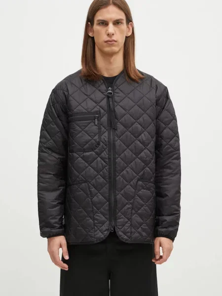 Barbour geaca Liddesdale Liner Quilted Jacket barbati de tranzitie oversize negru