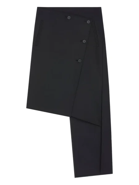 Spódnica midi Courreges do kolan czarna
