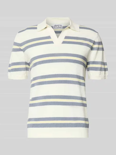 Koszulka polo o kroju slim fit z efektem dzianiny Jake*s Studio Men