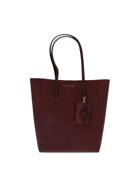 Duża torebka skórzana Michael Kors skórzana czerwona