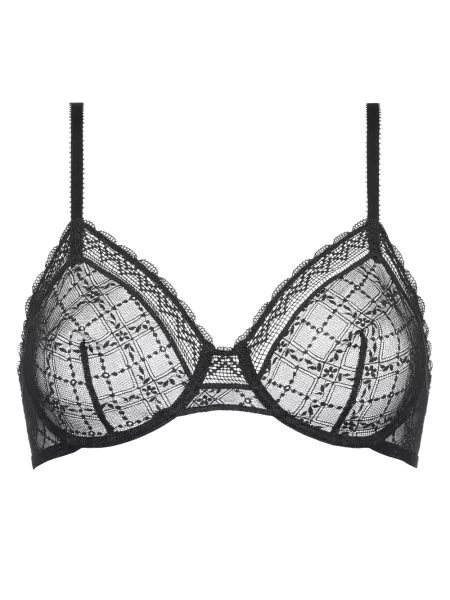 Sutien Eres din dantelă negru