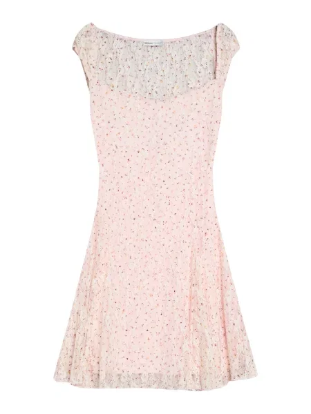 Bershka Rochie de cocktail portocaliu / roz pastel / burgundy roșu