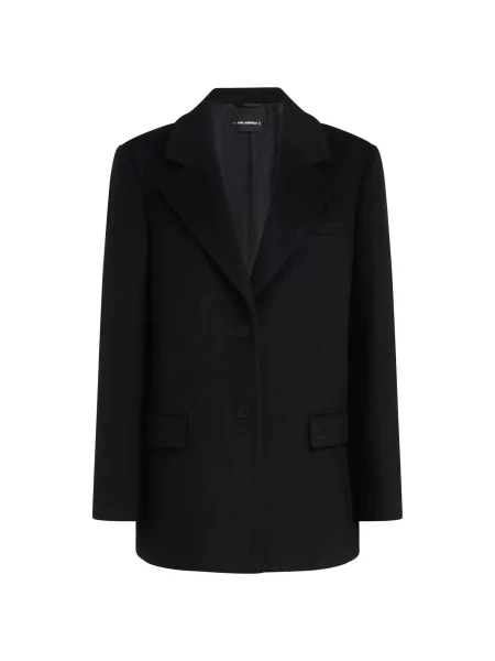Karl Lagerfeld Palton de primăvară-toamnă negru