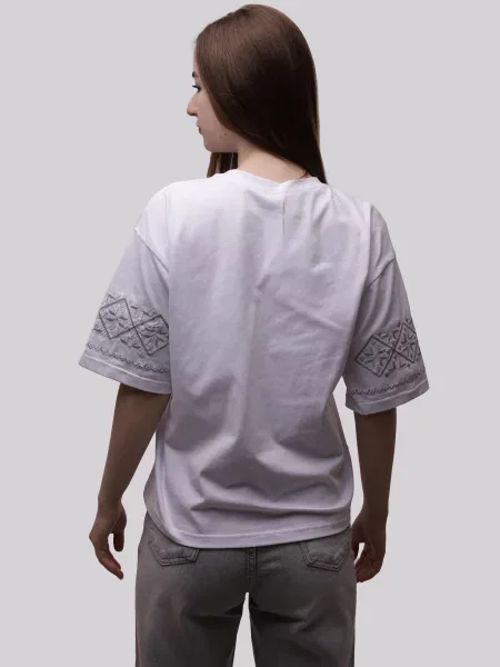 Футболка STREAM віскоза/поліестер білий