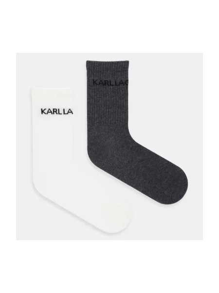 Karl Lagerfeld Zokni bézs / antracit / fekete szürke