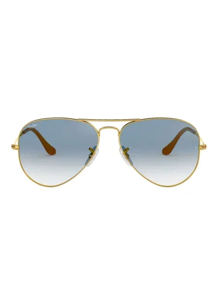 Okulary przeciwsłoneczne Ray-Ban Aviator Classic arista gold/light blue żółte