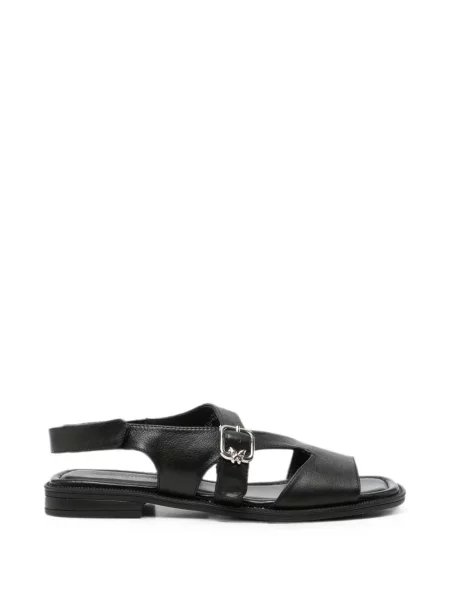 Sandale Sergio Moretti Firenze cu cataramă slingback negru