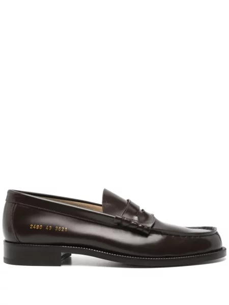 Pantofi loafer Common Projects din piele maro