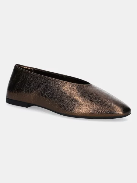 Jeffrey Campbell balerini de piele Romp maro