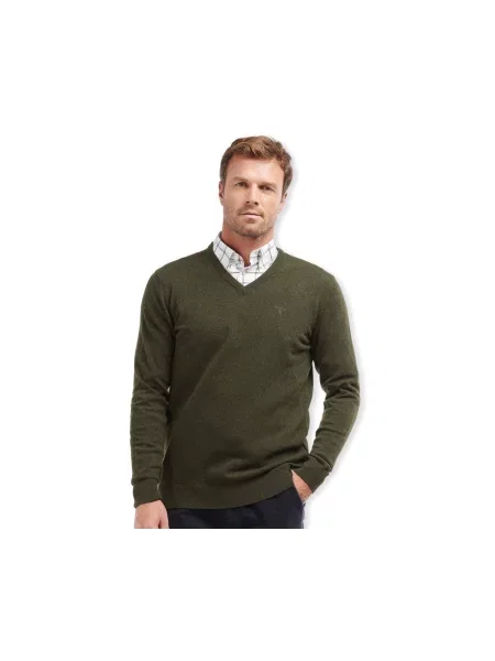 Pulover Barbour tricotate verde