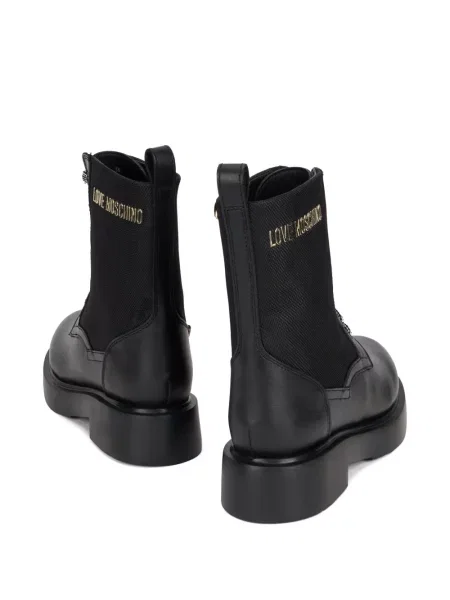 Členkové čižmy Love Moschino čierna