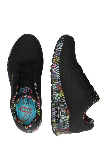 SKECHERS Nízke tenisky Loving Love / zmiešané farby čierna