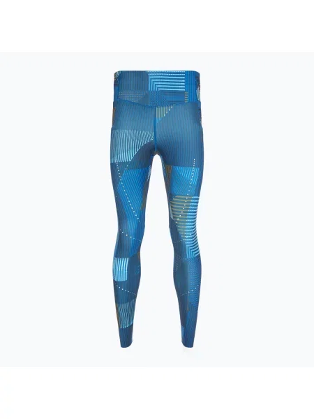Legginsy do biegania Brooks Method Tight motion print niebieskie